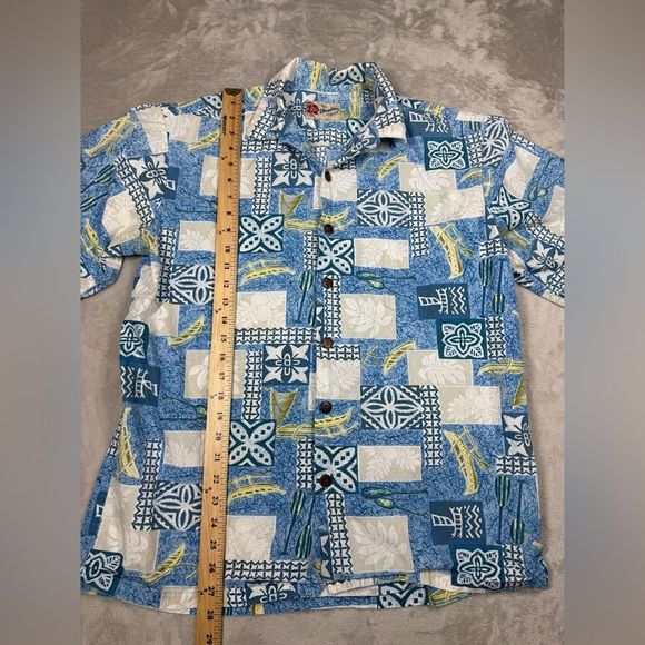 Vintage Hilo Hattie The Hawaiian Original Men’s Tropical Button Front Shirt L - Picture 8 of 16